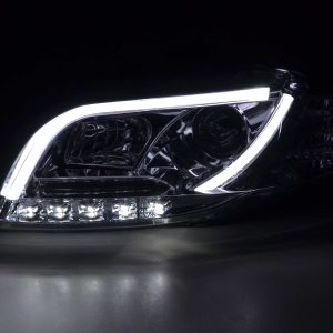 Scheinwerfer Set Daylight LED Tagfahrlicht Audi A4 Typ 8E  04-08 chrom