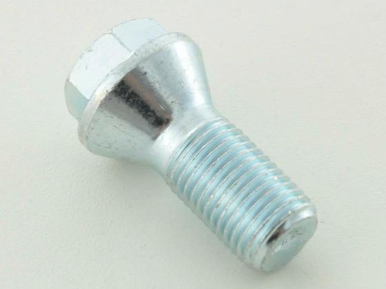 Radschrauben Set (10 Stk.) Schaftlänge 26mm Kegelbund Kurzkopf silber M12x1,5 – Bild 4