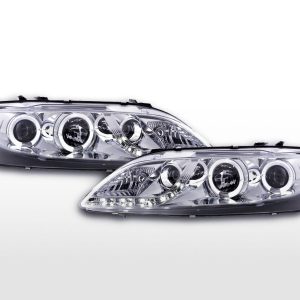 Scheinwerfer Set Daylight LED TFL-Optik Mazda 6 Limo  02-07 chrom