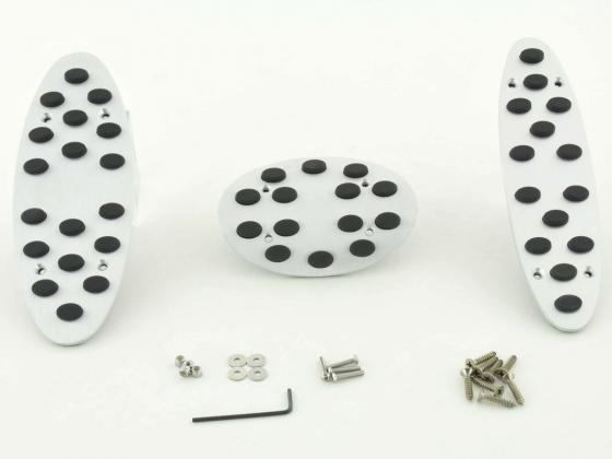 FK Alupedale Pedale Set 3-teilig Mini Cooper Pedalcover Autopedale Gumminoppen