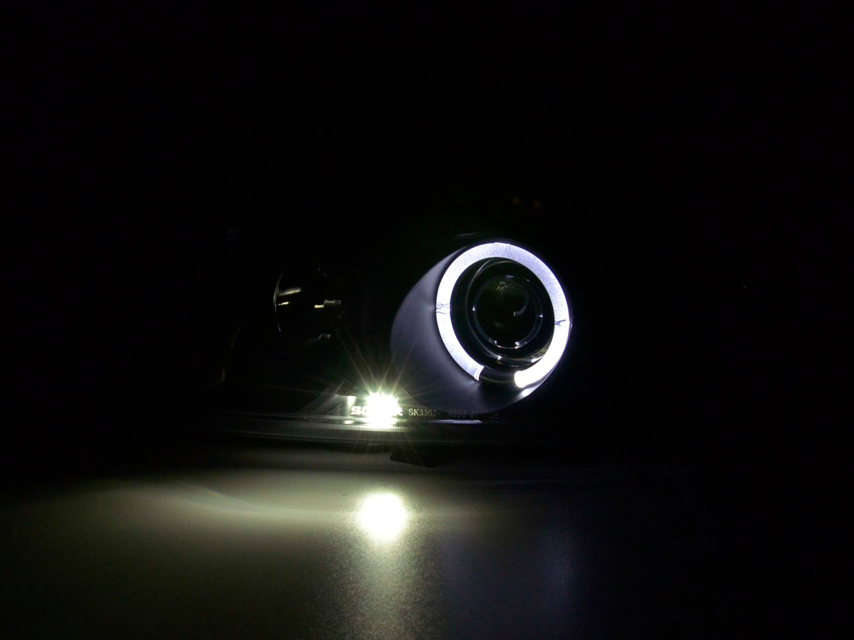 Scheinwerfer Set Peugeot 306  97-00 schwarz – Bild 3