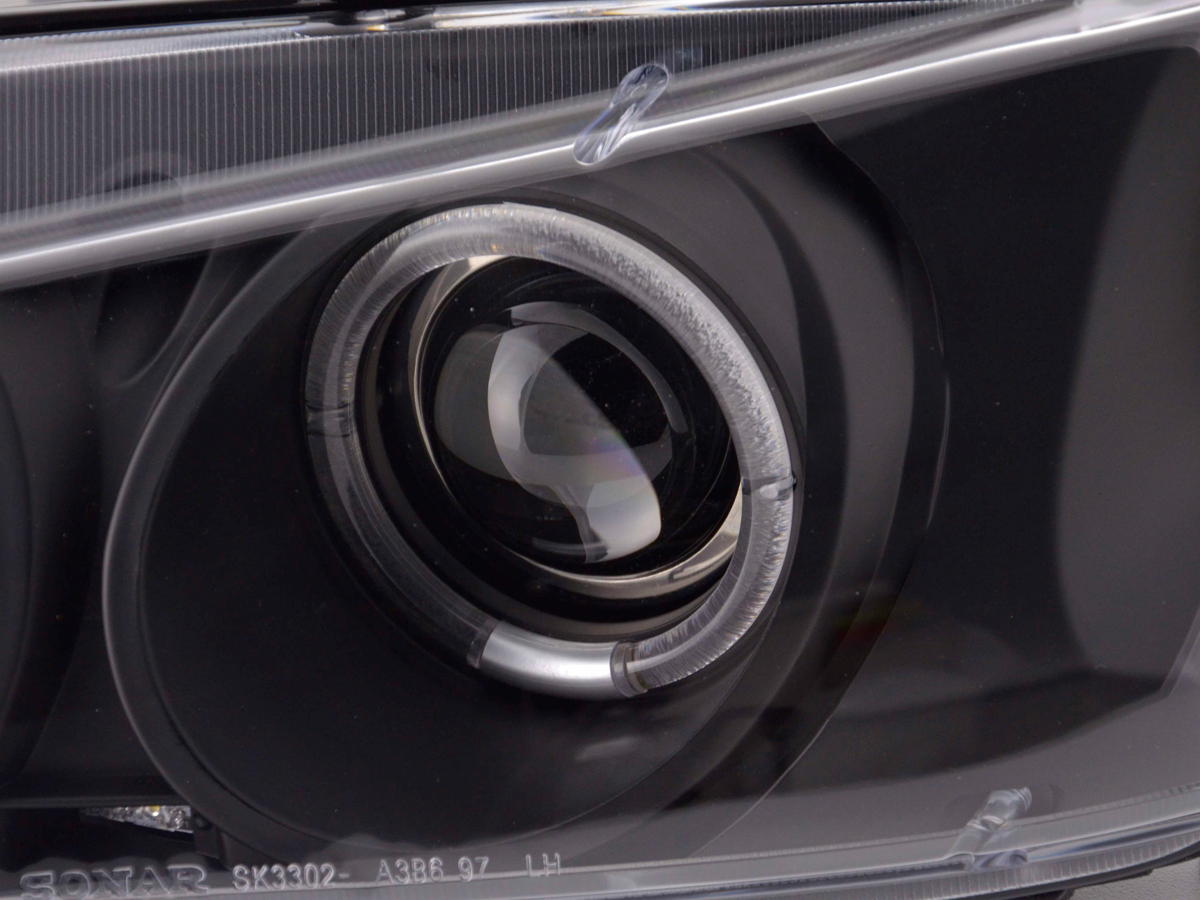 Scheinwerfer Set Peugeot 306  97-00 schwarz – Bild 6