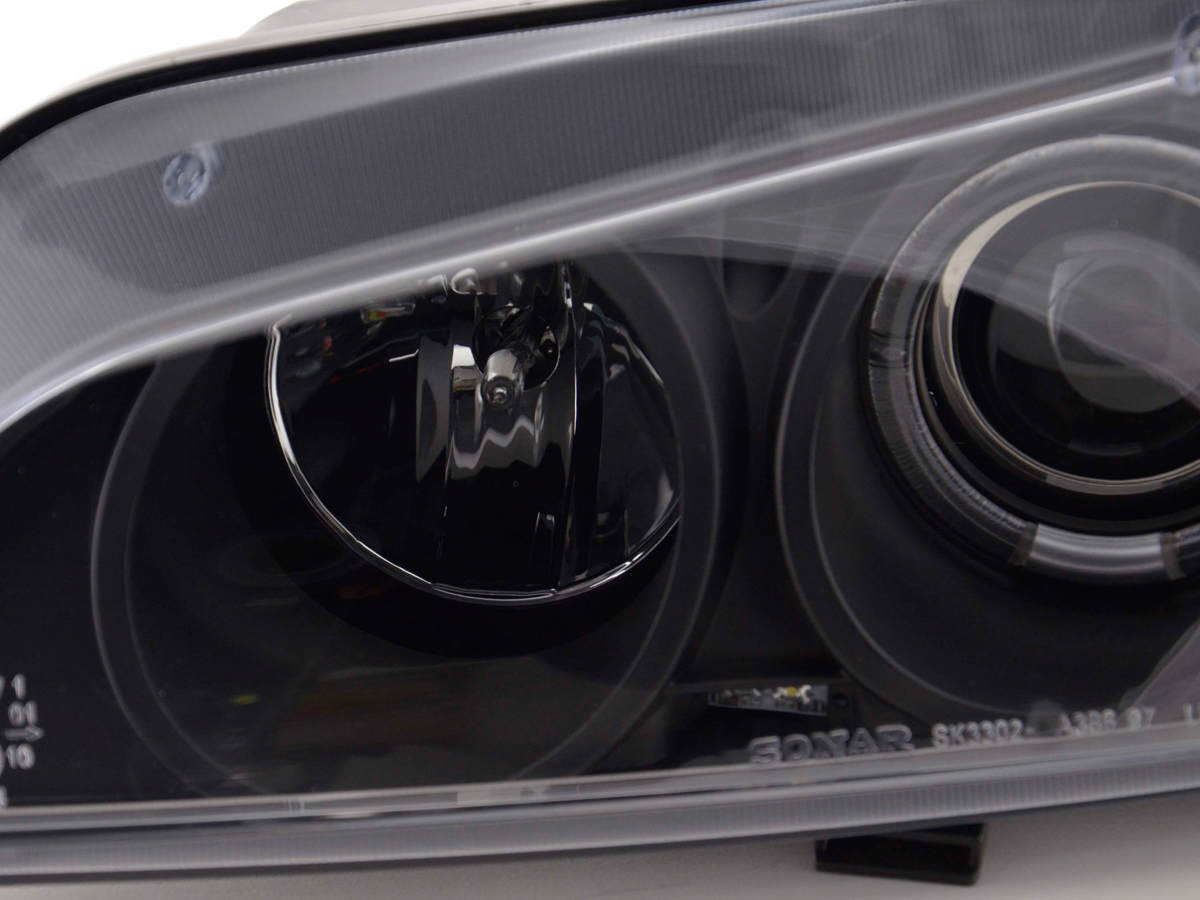 Scheinwerfer Set Peugeot 306  97-00 schwarz – Bild 7