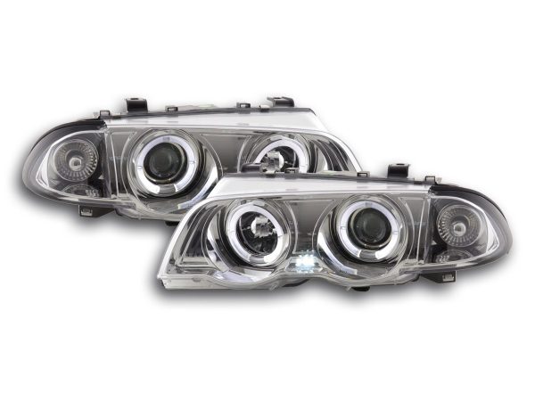 Scheinwerfer Set BMW 3er Limo Typ E46  98-01 chrom