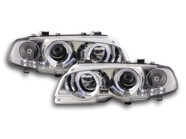 Scheinwerfer Set BMW 3er E46 Coupe/Cabrio  98-02 chrom