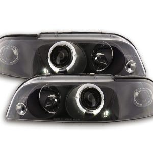 Scheinwerfer Set Fiat Punto 1 Typ 176 93-98 schwarz