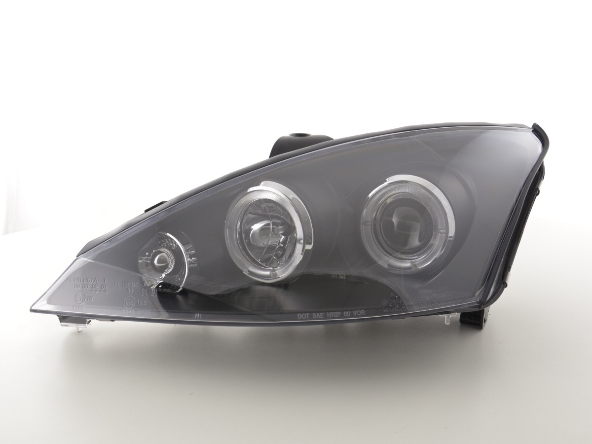 Scheinwerfer Set Ford Focus  98-01 schwarz – Bild 4