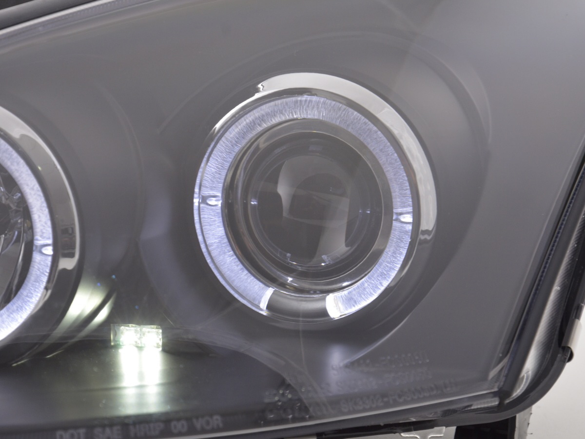 Scheinwerfer Set Ford Focus  98-01 schwarz – Bild 6