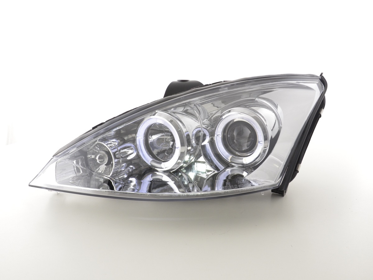 Scheinwerfer Set Ford Focus  00-04 chrom – Bild 2