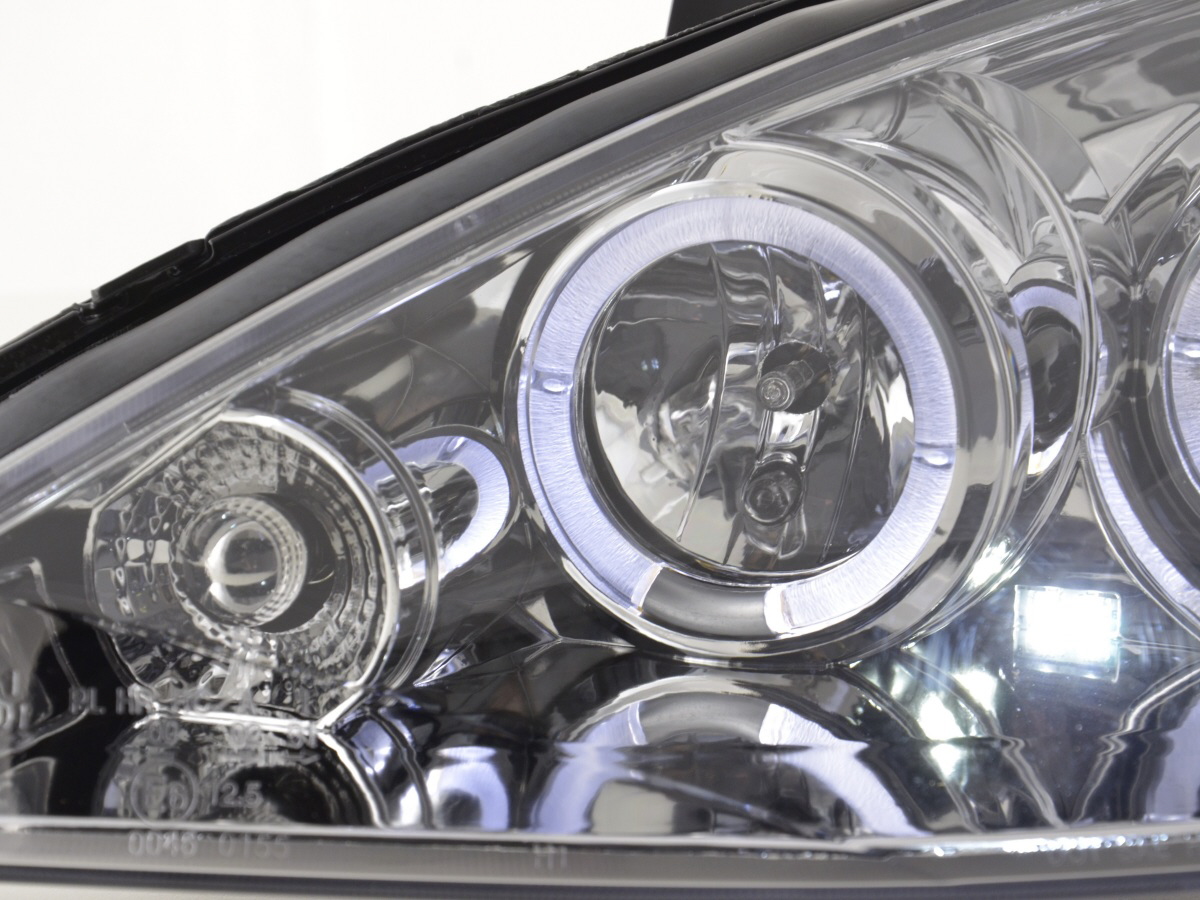 Scheinwerfer Set Ford Focus  00-04 chrom – Bild 5