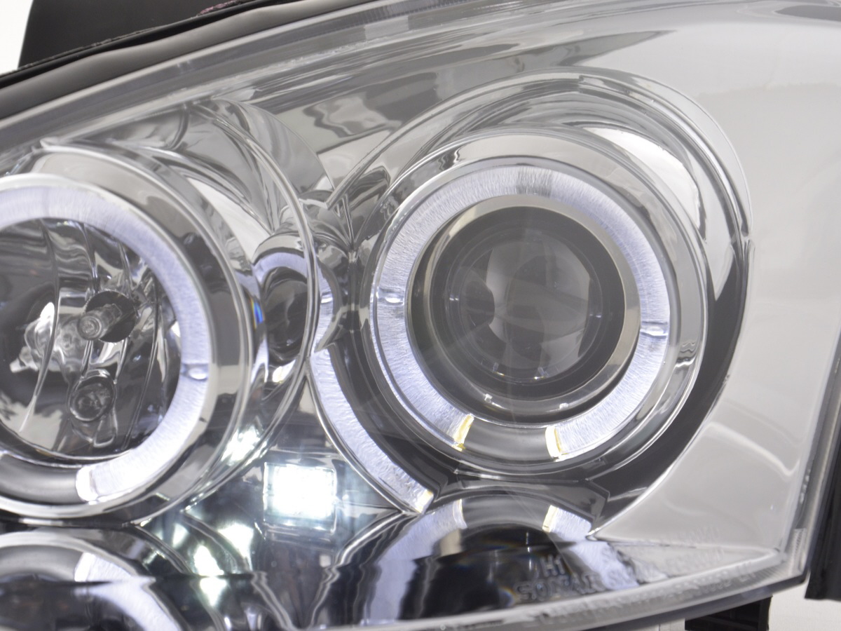 Scheinwerfer Set Ford Focus  00-04 chrom – Bild 6