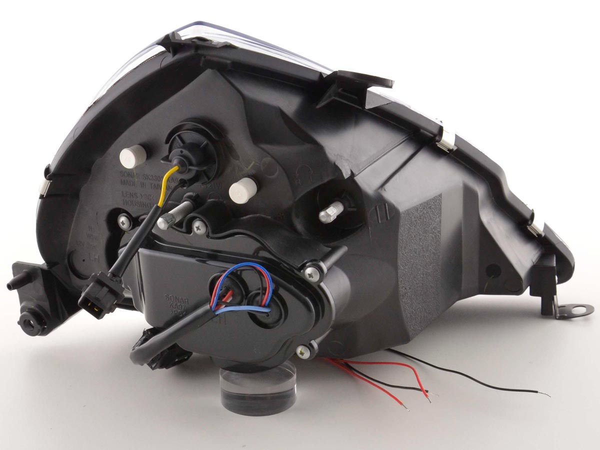 Scheinwerfer Set Angel Eyes Ford KA Typ RBT  96-08 chrom – Bild 7