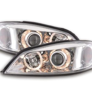 Scheinwerfer Set Angel Eyes Opel Astra G 98-03 chrom