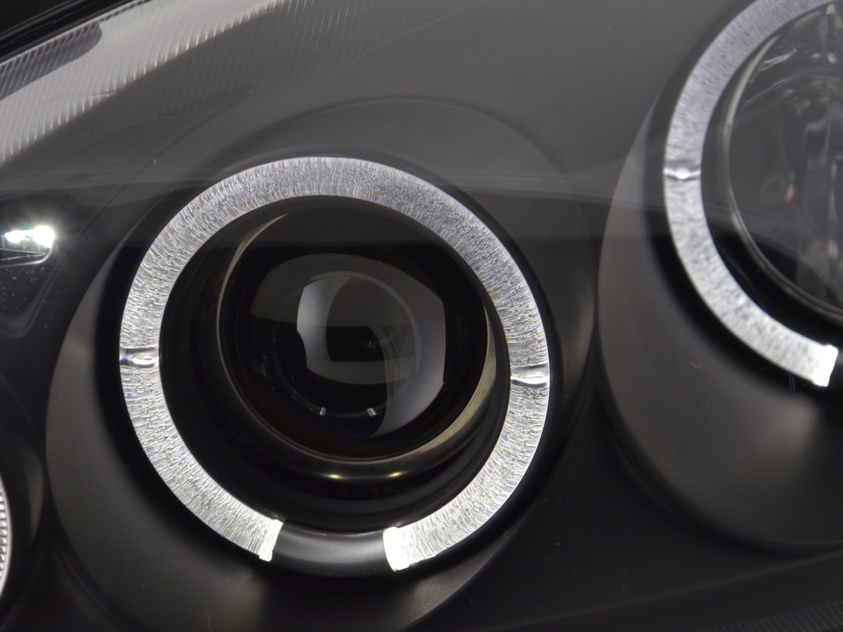 Scheinwerfer Set Opel Corsa C  01-06 schwarz – Bild 5