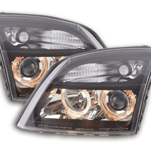 Scheinwerfer Set Angel Eyes Opel Vectra C 02-04 schwarz