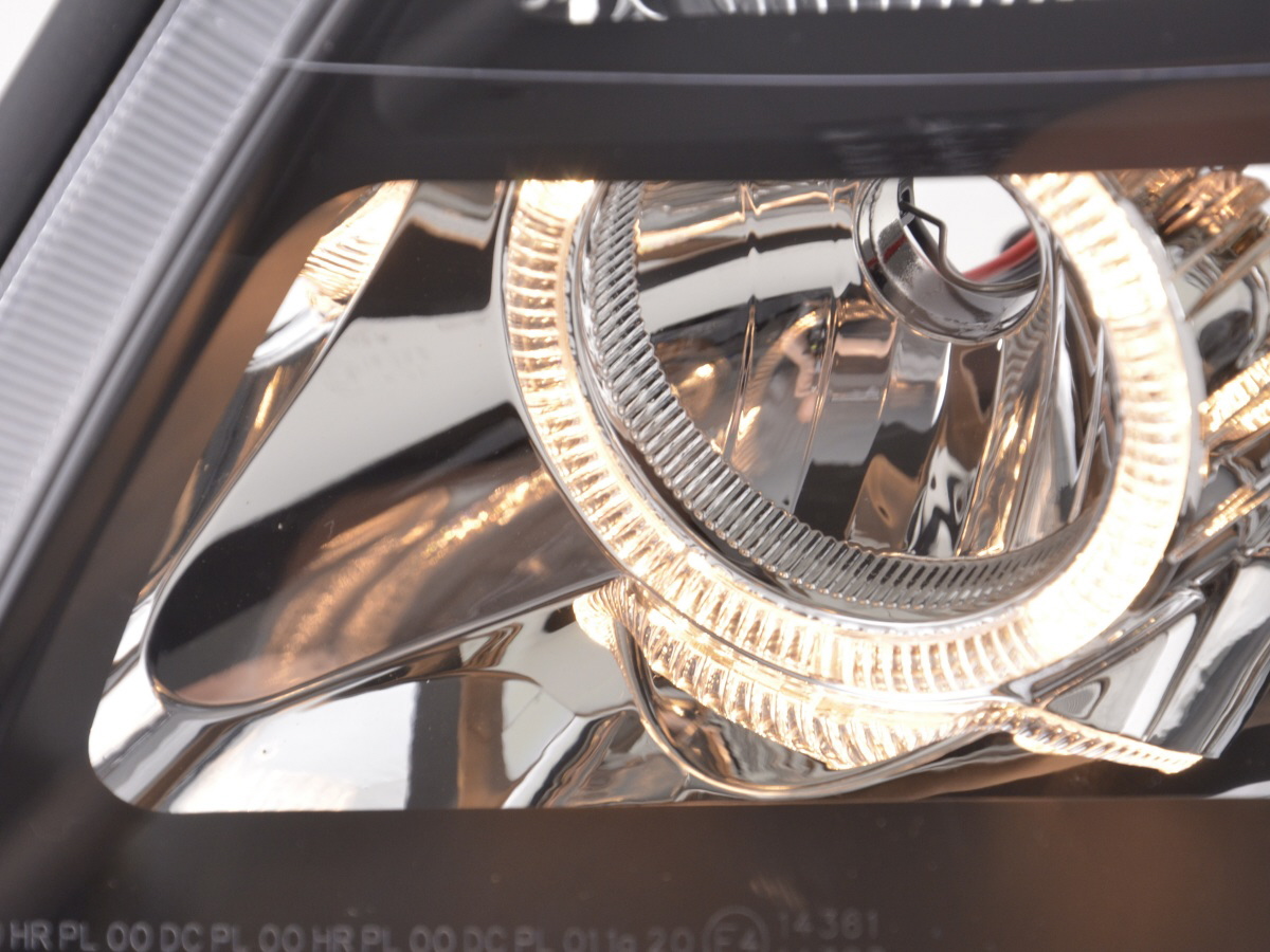 Scheinwerfer Set Angel Eyes Opel Vectra C  02-04 schwarz – Bild 5