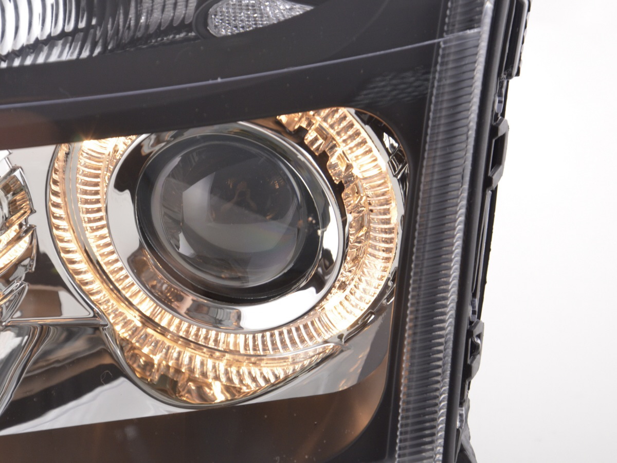 Scheinwerfer Set Angel Eyes Opel Vectra C  02-04 schwarz – Bild 6