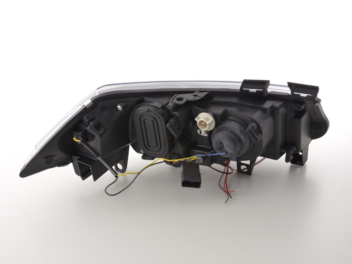 Scheinwerfer Set Renault Megane 2 3/5-trg.  03-06 schwarz – Bild 7