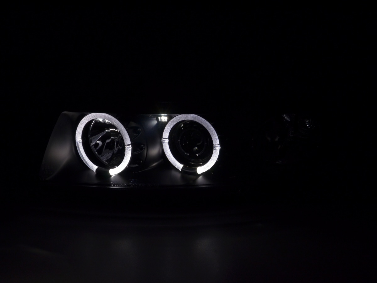 Scheinwerfer Set Seat Leon/Toledo Typ 1M  97-05 schwarz – Bild 3