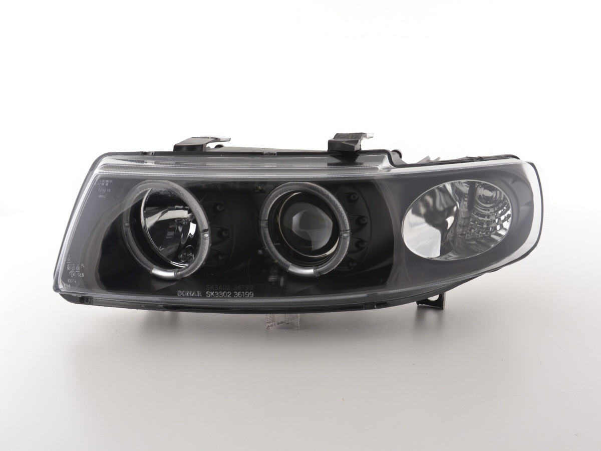 Scheinwerfer Set Seat Leon/Toledo Typ 1M  97-05 schwarz – Bild 4