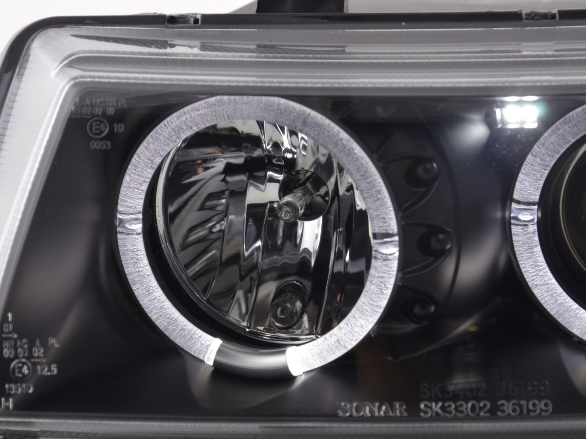 Scheinwerfer Set Seat Leon/Toledo Typ 1M  97-05 schwarz – Bild 5