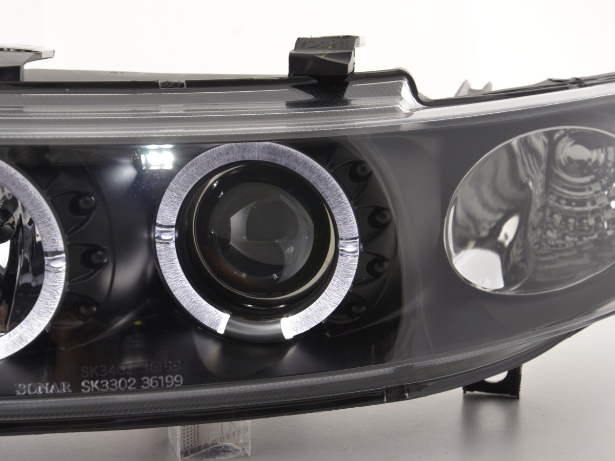 Scheinwerfer Set Seat Leon/Toledo Typ 1M  97-05 schwarz – Bild 6