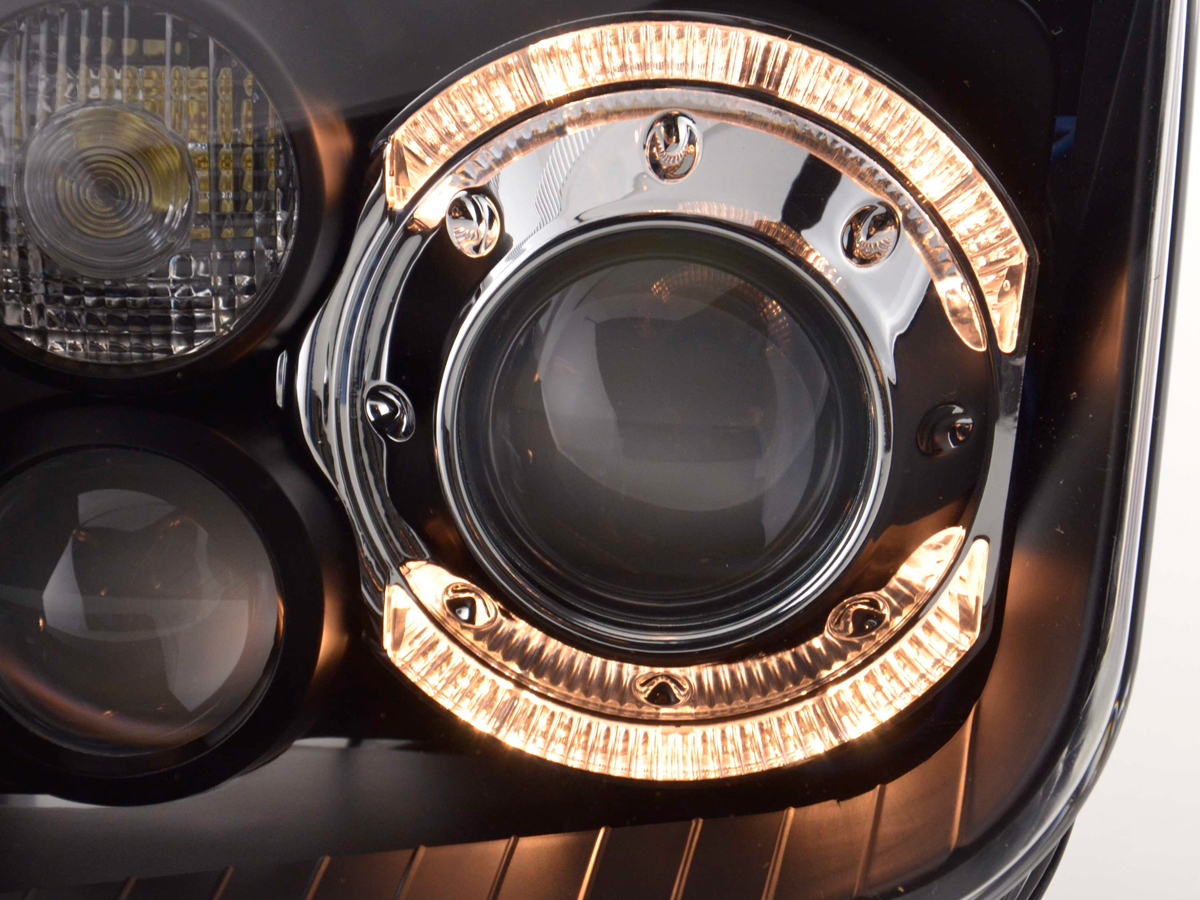 Scheinwerfer Set Angel Eyes VW Bora Typ 1J  98-04 schwarz – Bild 6