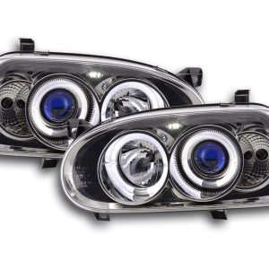 Scheinwerfer Set VW Golf 3 Typ 1HXO 1 EXO 91-97 chrom