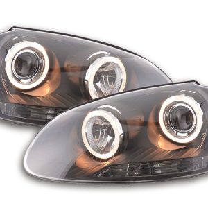 Scheinwerfer Set Angel Eyes VW Golf 5 Typ 1K 03-08 schwarz