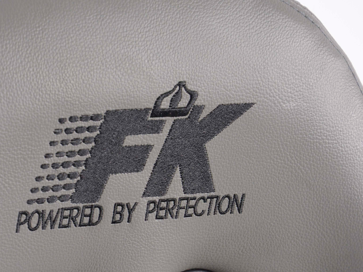 FK Sportsitz Bürodrehstuhl Pro Sport grau/schwarz Chefsessel Drehstuhl Bürostuhl – Bild 3