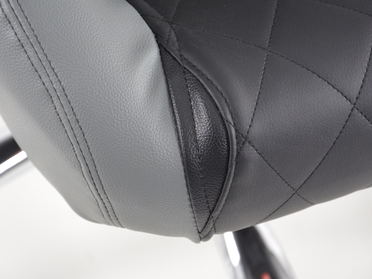 FK Sportsitz Bürodrehstuhl Lincoln schwarz/grau Chefsessel Drehstuhl Bürostuhl – Bild 7