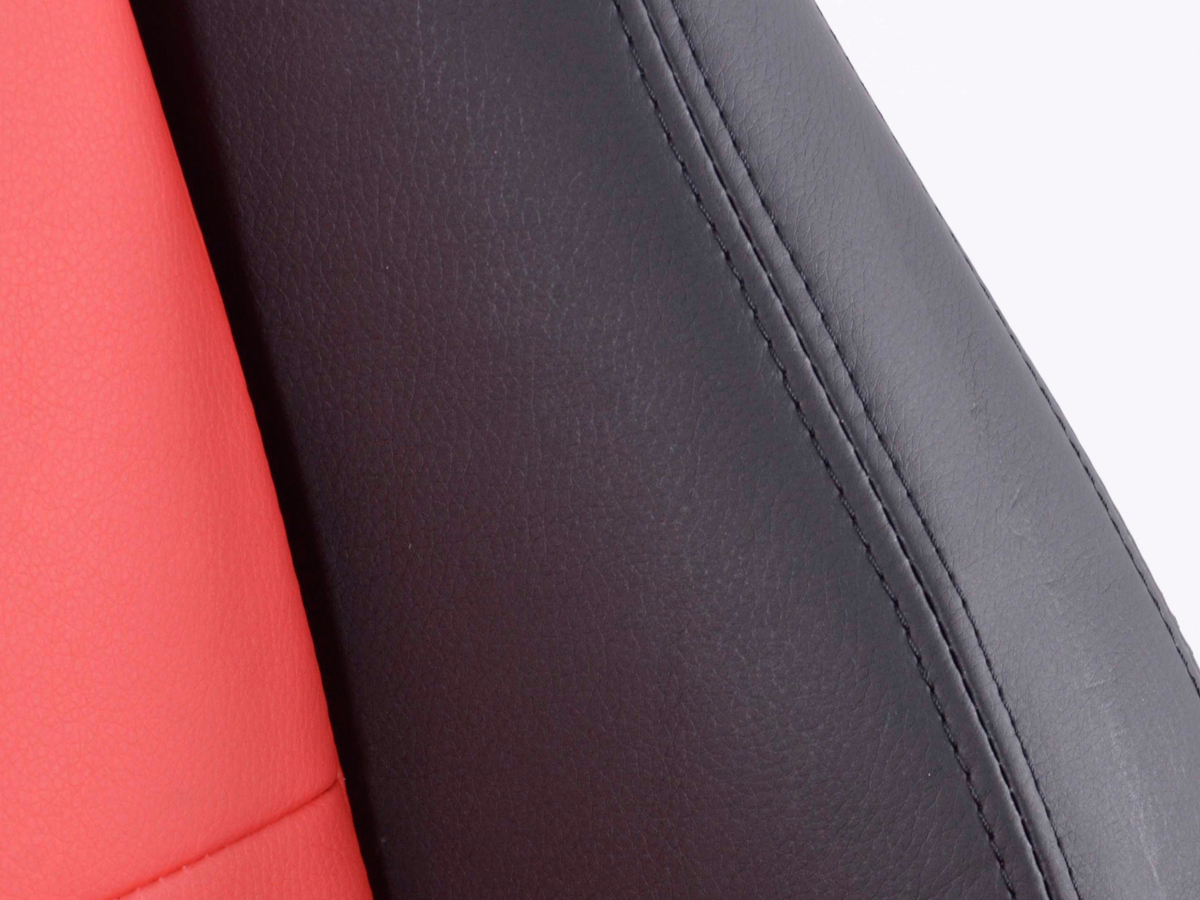 FK Sportsitz Bürodrehstuhl Santa Fe schwarz/rot Chefsessel Drehstuhl Bürostuhl – Bild 4