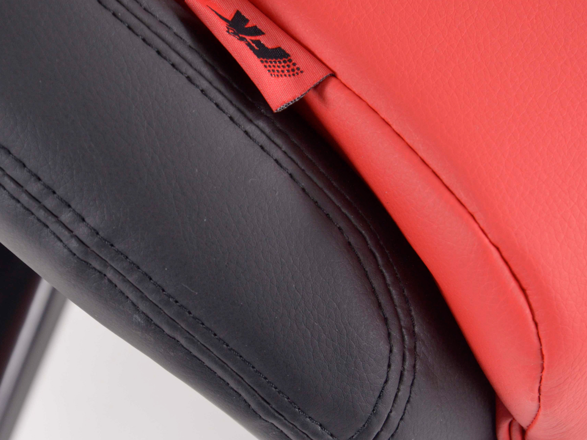 FK Sportsitz Bürodrehstuhl Santa Fe schwarz/rot Chefsessel Drehstuhl Bürostuhl – Bild 7