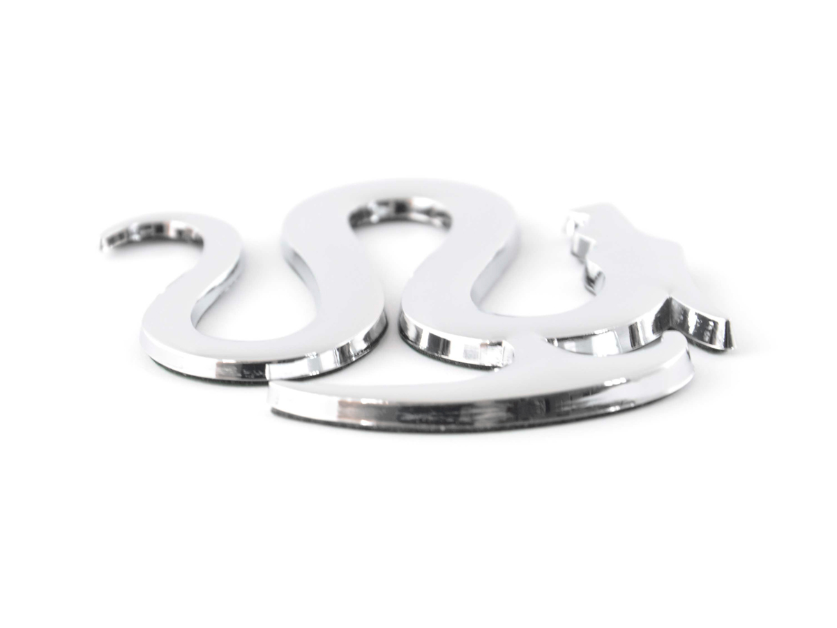 Aufkleber Chrom 3D Car Logo Motiv Dragon I 75x62 mm chrom – Bild 6