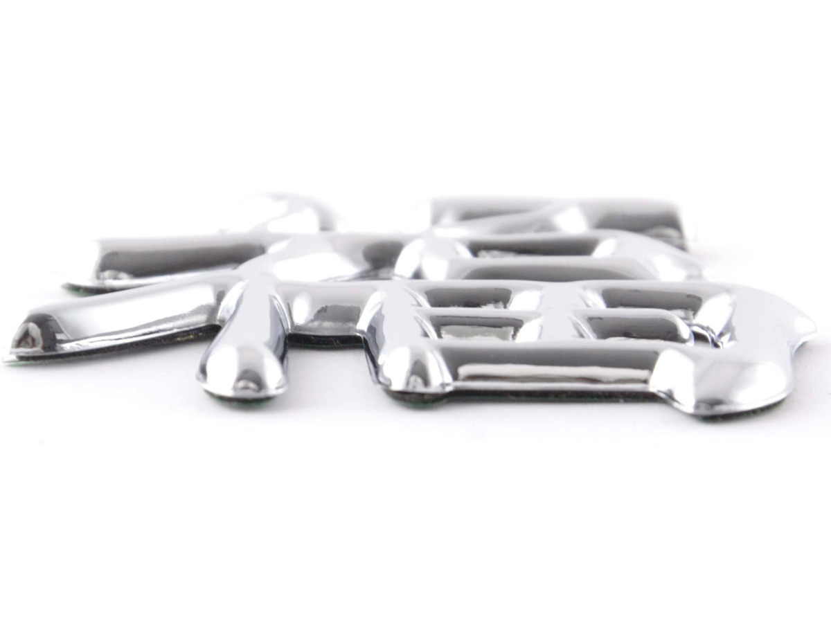 Aufkleber Chrom 3D Car Logo Motiv Dragon III 49x46 mm chrom – Bild 5