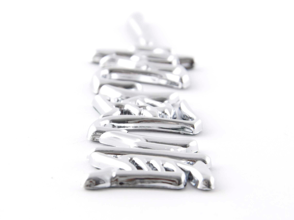 Aufkleber Chrom 3D Car Logo Motiv Dragon IV 120x29 mm chrom – Bild 5