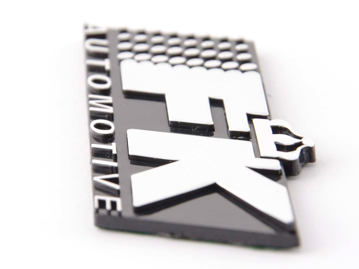 Aufkleber Chrom 3D Autoaufkleber 3D FK Automotive Logo chrom – Bild 5