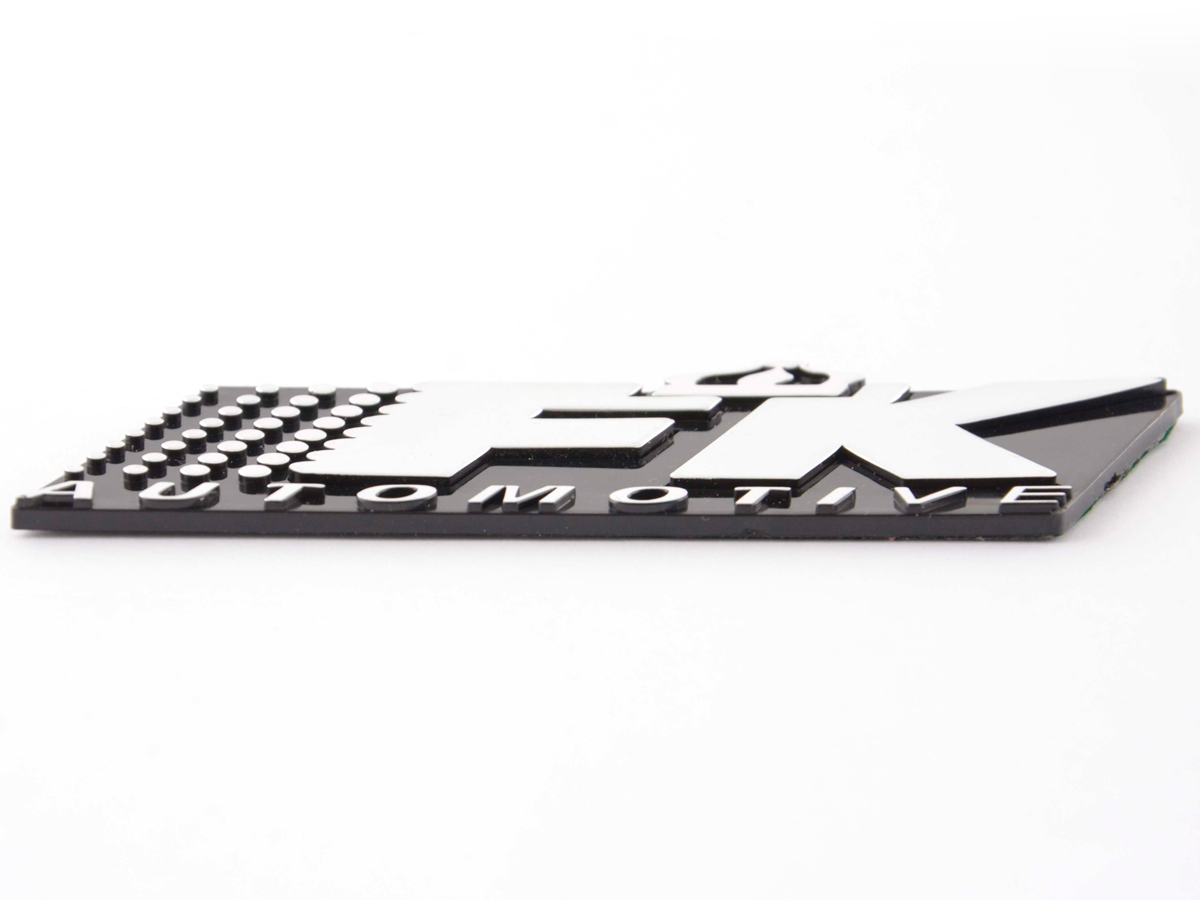 Aufkleber Chrom 3D Autoaufkleber 3D FK Automotive Logo chrom – Bild 6