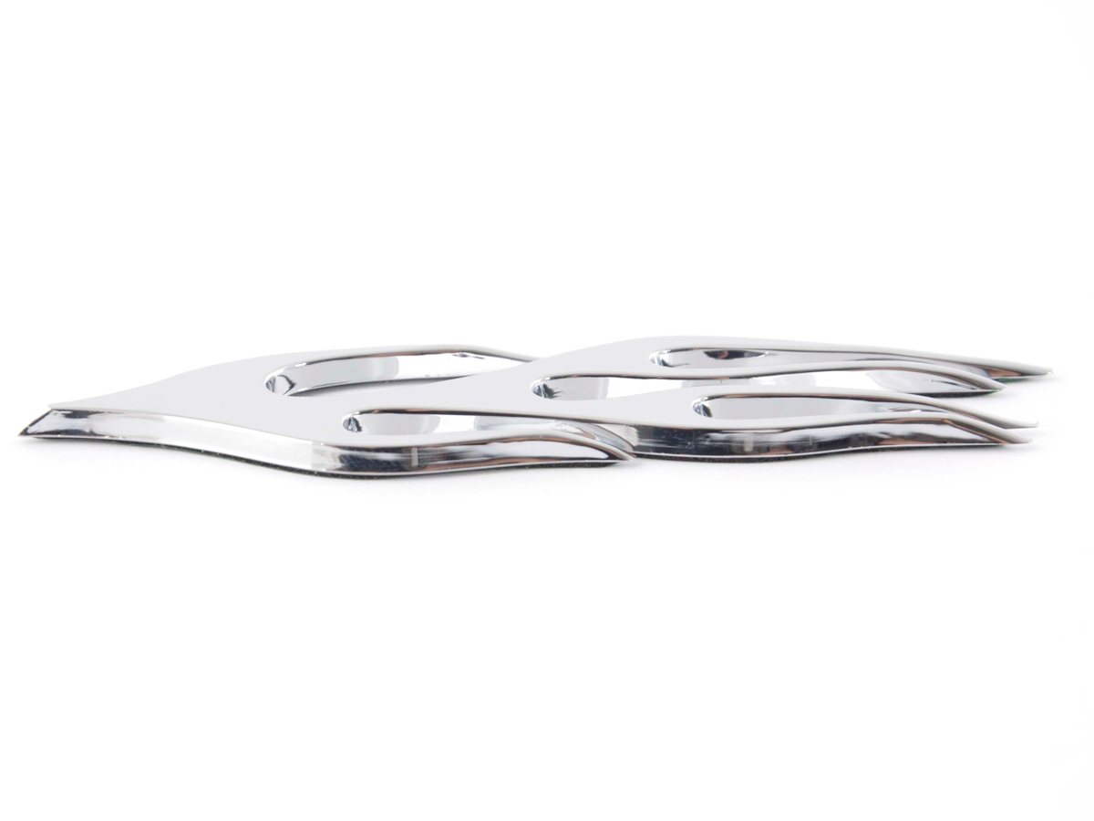 Aufkleber Chrom 3D Car Logo Motiv Flame 115x45 mm chrom – Bild 7