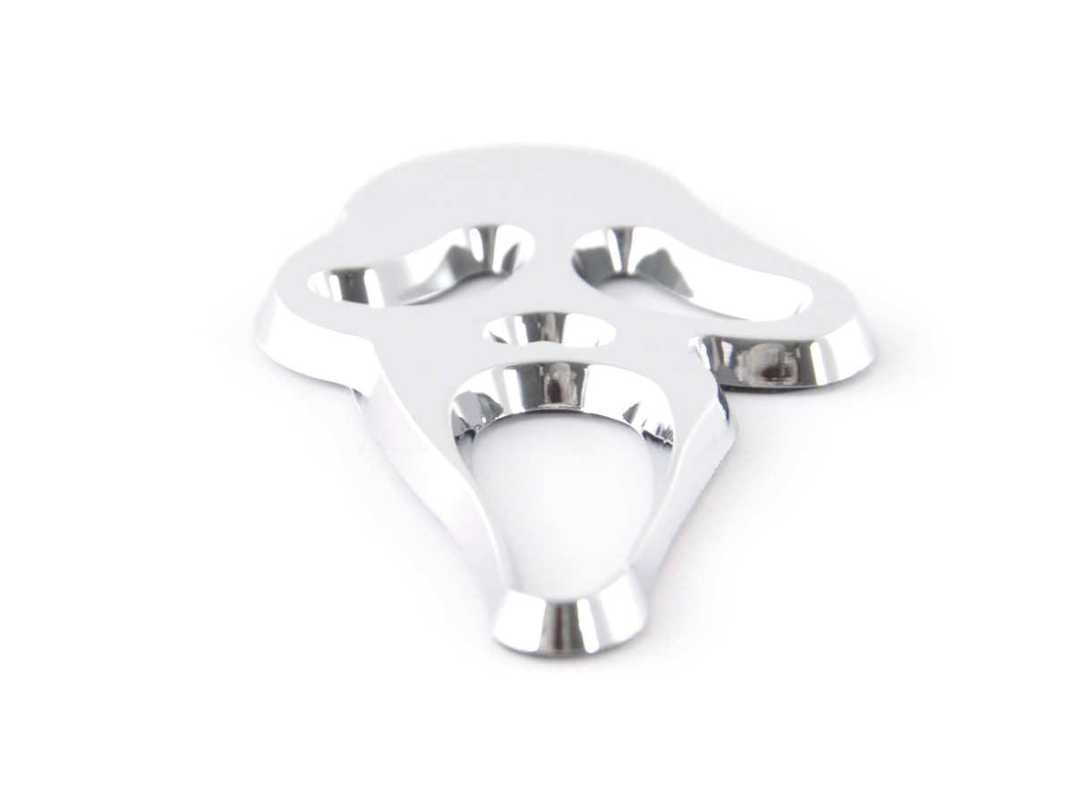 Aufkleber Chrom 3D Car Logo Motiv Skull 41x83 mm chrom – Bild 7