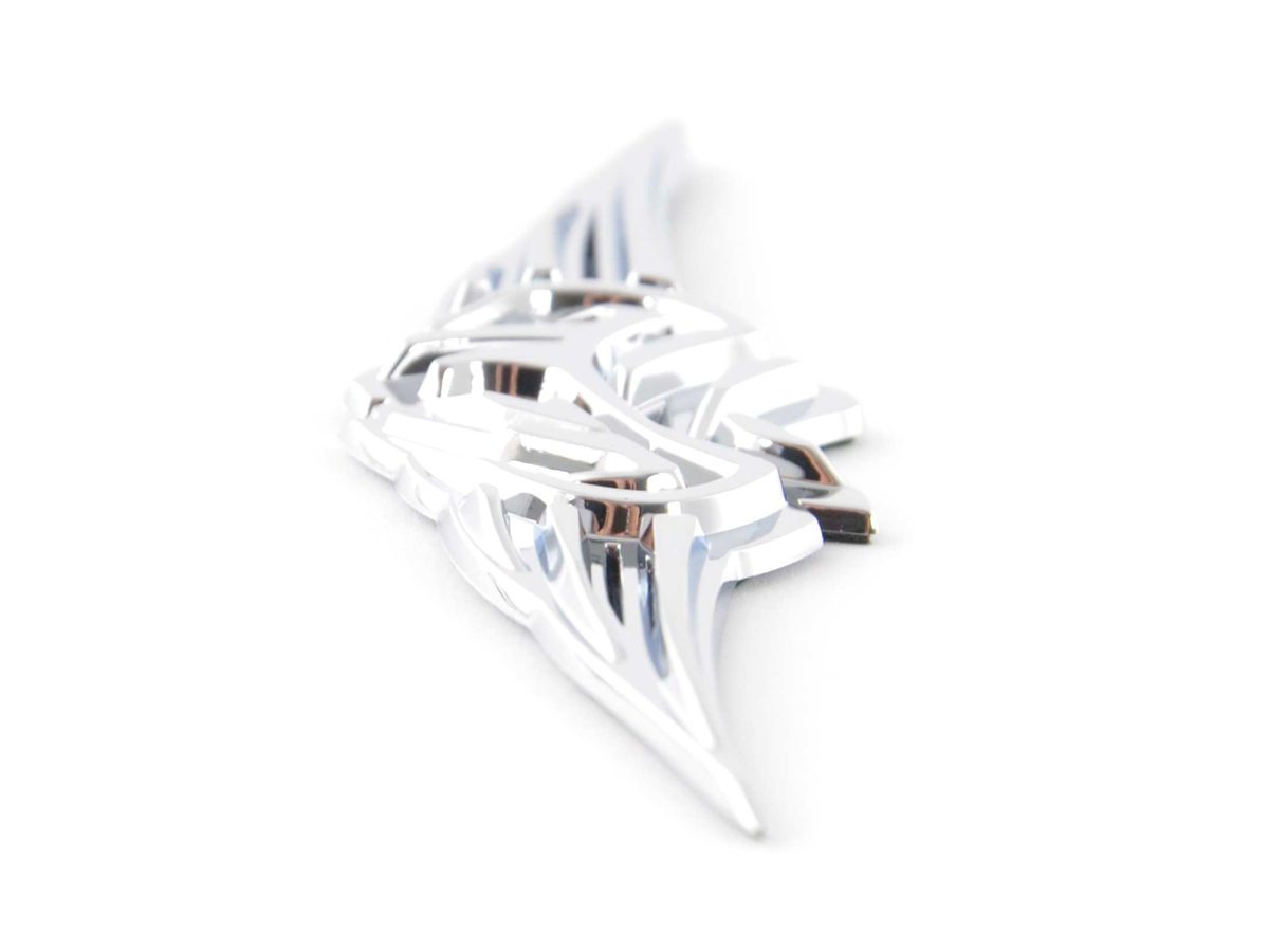 Aufkleber Chrom 3D Car Logo Motiv Tribal I 103x26 mm chrom – Bild 6