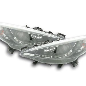 Scheinwerfer Set Daylight LED TFL-Optik Peugeot 207 06- schwarz