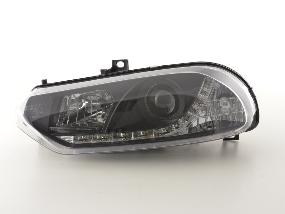 Scheinwerfer Set Daylight LED TFL-Optik Alfa Romeo 156 Typ 932  98-02 schwarz – Bild 4