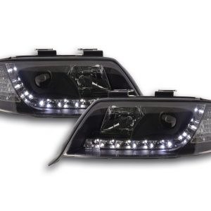 Scheinwerfer Set Daylight LED TFL-Optik Audi A6 Typ 4B 97-01 schwarz