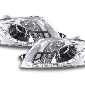Scheinwerfer Set Daylight LED Tagfahrlicht Audi TT Typ 8N 98-06 chrom