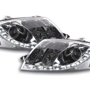 Scheinwerfer Set Daylight LED Tagfahrlicht Audi TT Typ 8N 99-05 chrom