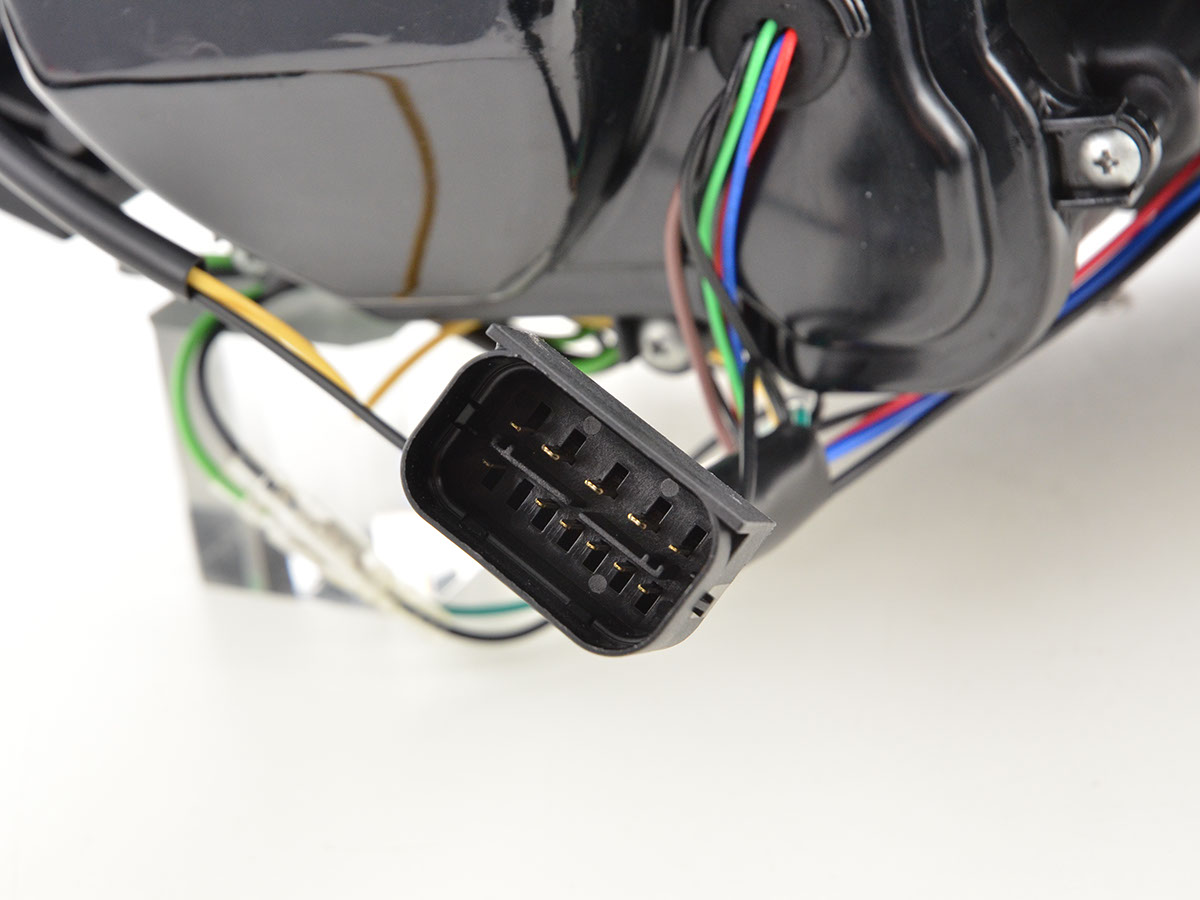 Scheinwerfer Set Xenon Daylight LED TFL-Optik BMW 3er E90/E91  05-08 chrom – Bild 6