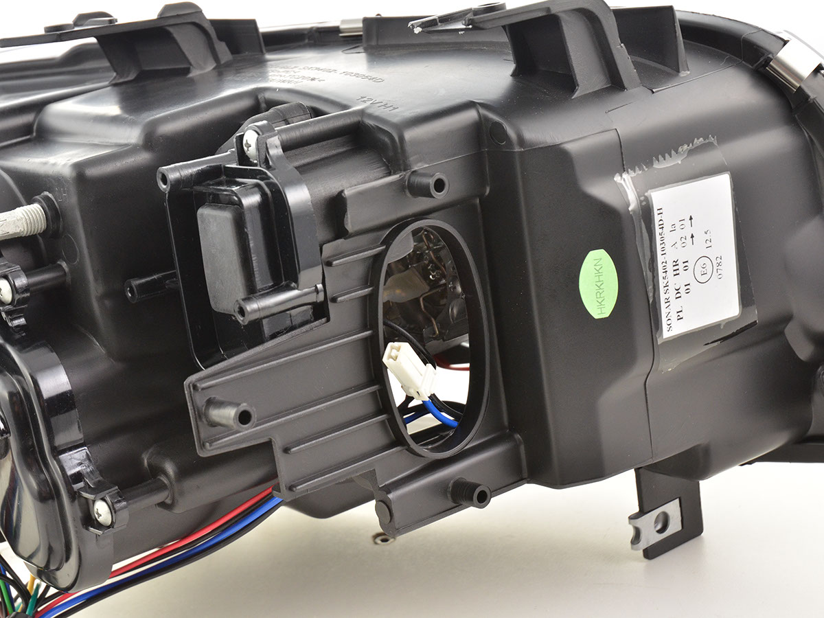 Scheinwerfer Set Xenon Daylight LED TFL-Optik BMW 3er E90/E91  05-08 chrom – Bild 7