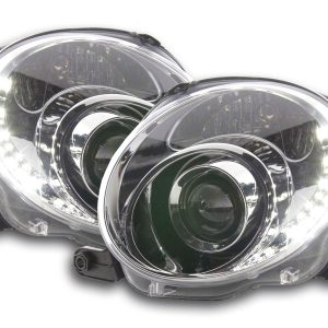 Scheinwerfer Set Daylight LED TFL-Optik Fiat 500 07- chrom