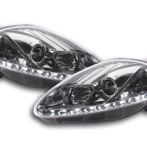Scheinwerfer Set Daylight LED Tagfahrlicht Fiat Grande Punto 199 05-08 chrom